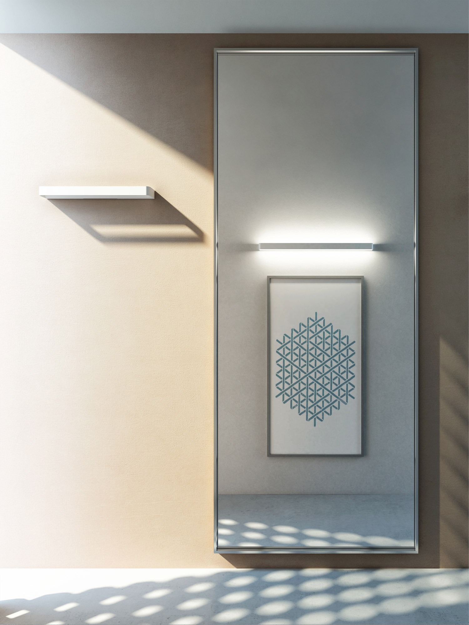Lampa ścienna FRAME design by_ Rotaliana