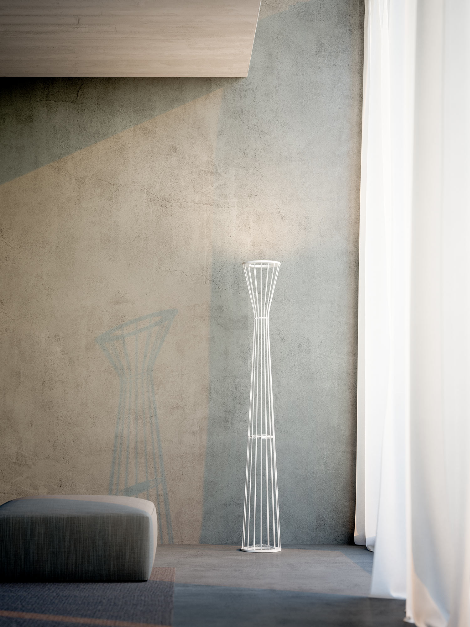 Lampa stojąca LIGHTWIRE design by_ Rotaliana