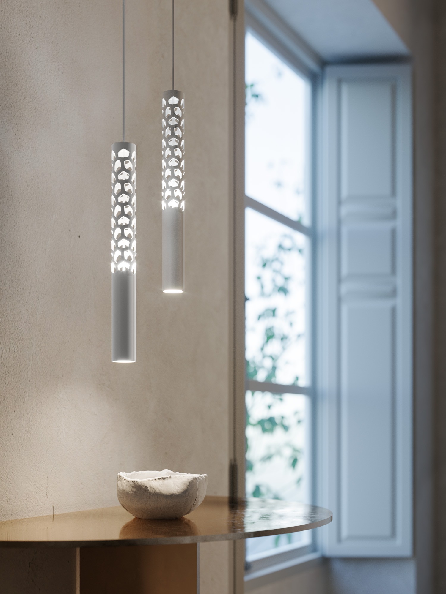 Lampa wisząca SQUIGGLE design by_ Rotaliana